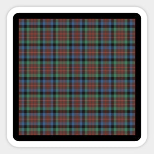 MacDuff Hunting Ancient Plaid Tartan Scottish Sticker